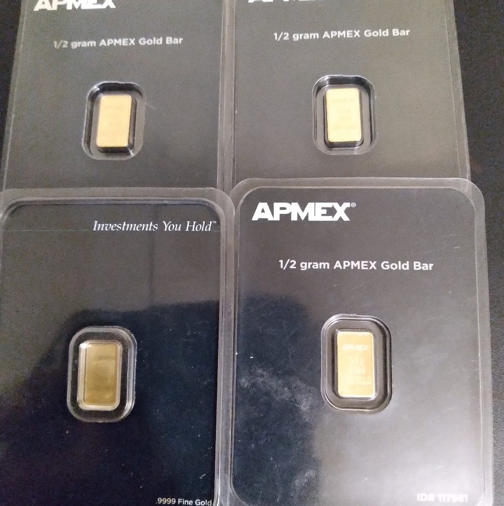 1/2 gram gold bar